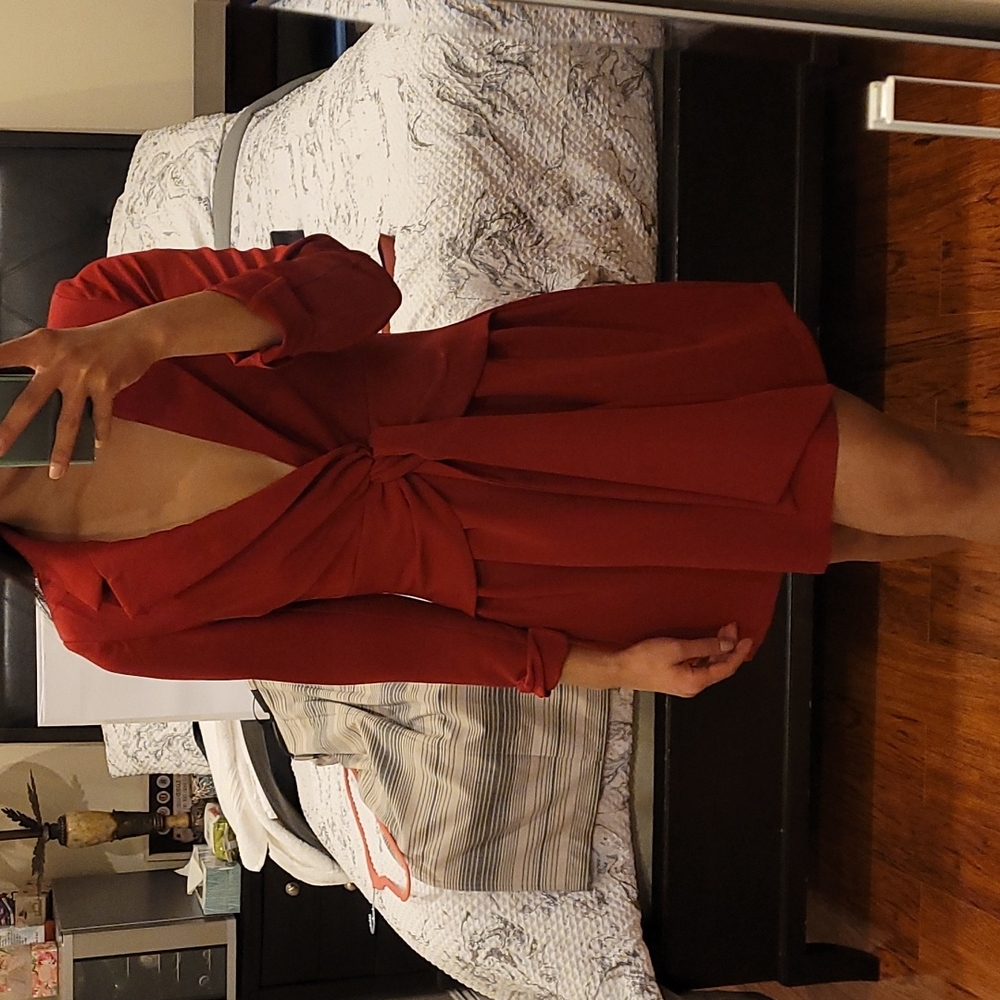 ENTRY red blazer dress
